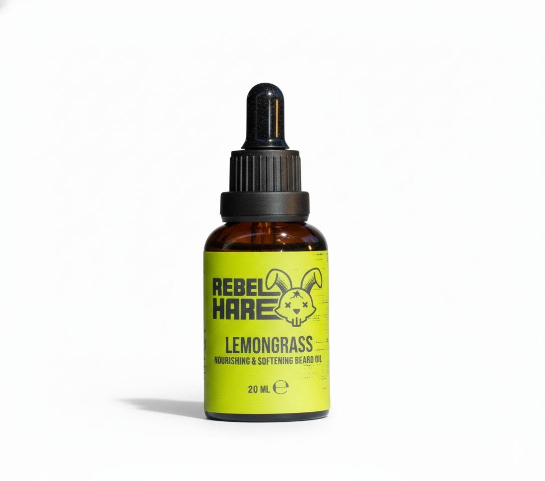 Rebel Hare Lemongrass Nourishing & Softening Beard Oil
