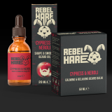 Rebel Hare Cypress & Neroli beard care series with natural grooming products