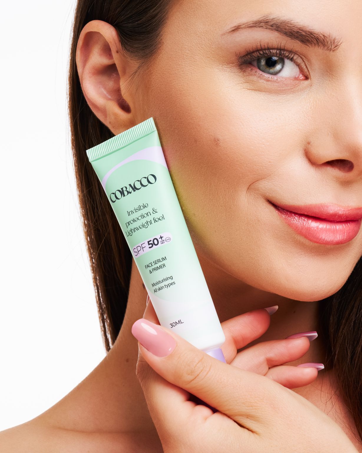 Cobacco SPF 50 Invisible Face Shield