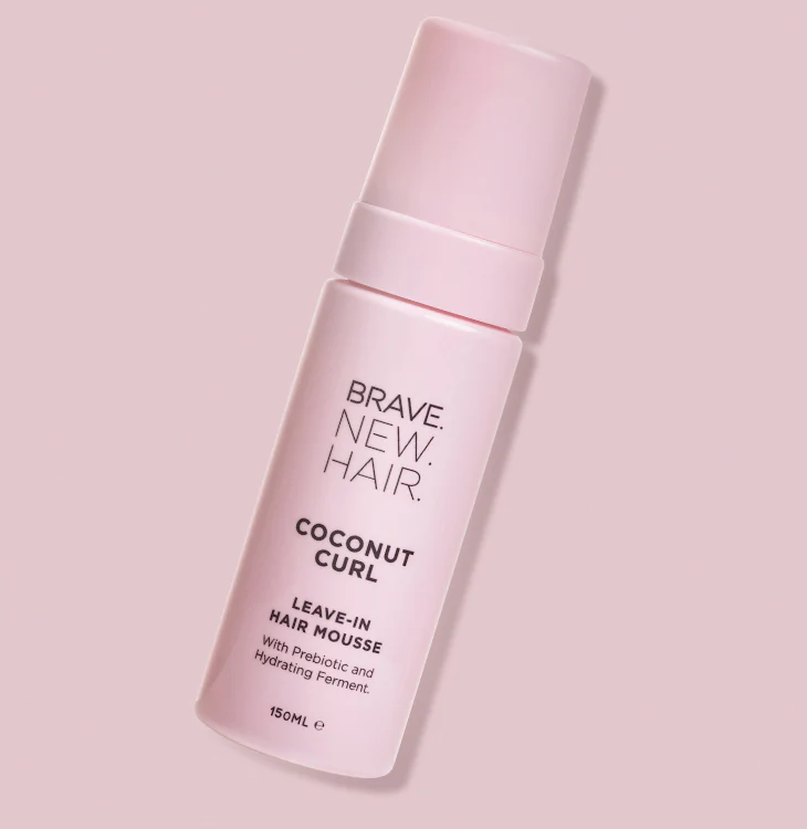 BRAVE NEW HAIR COCONUT CURL LEAVE-IN HAIR MOUSSE