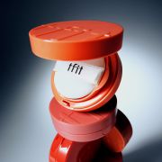 TFIT Fluffy Velvet Cushion Blush O01 Coral Orange