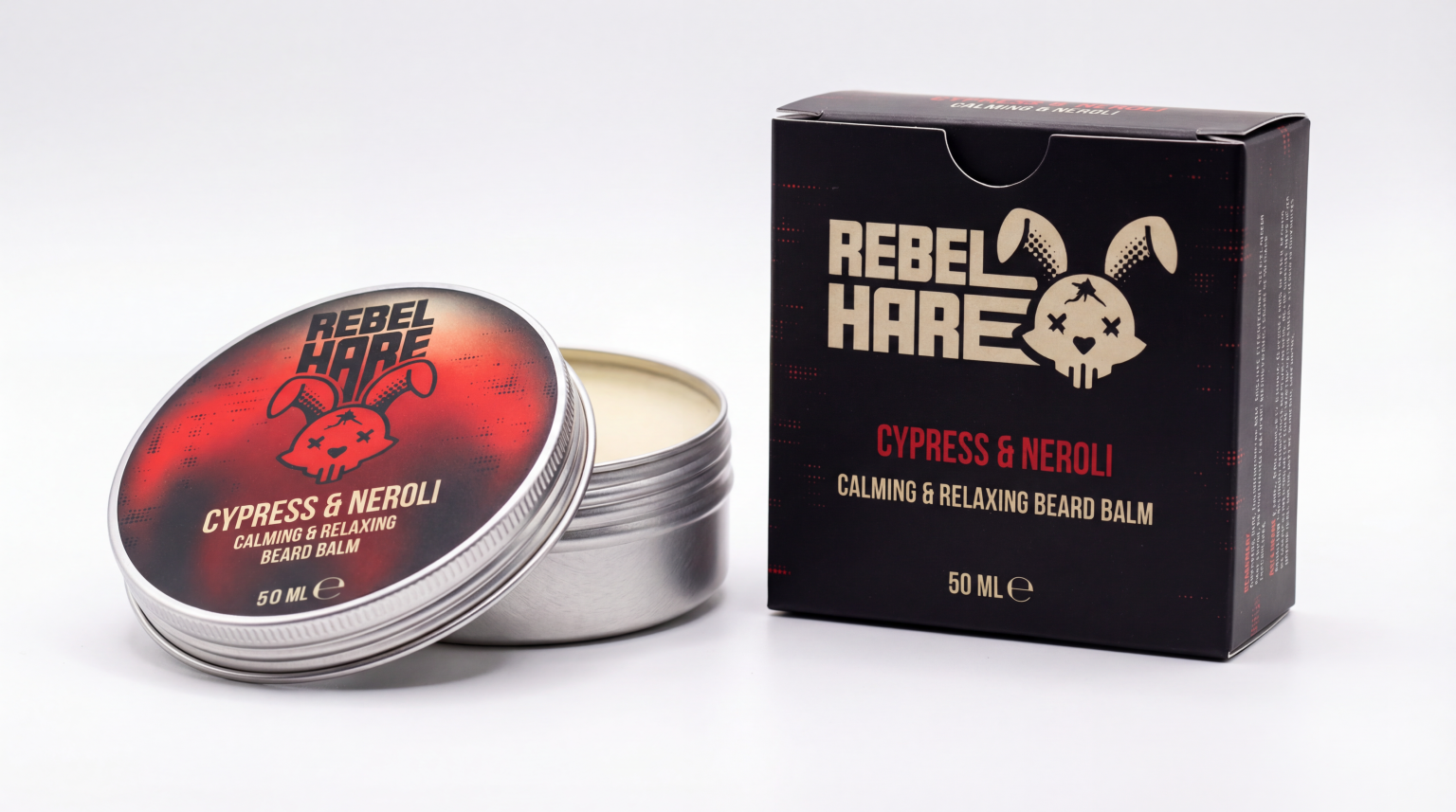 Rebel Hare Cypress & Neroli Calming & Relaxing Beard Balm
